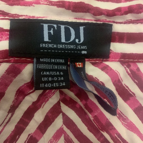 French Dressing Jeans Blouse. Women’s 6. - Picture 2 of 5